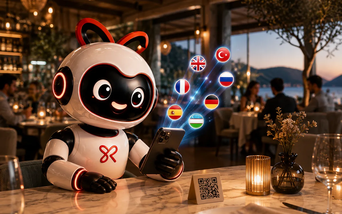QR-меню более чем на 15 языках